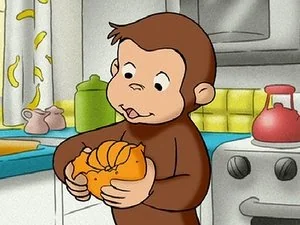 Curious George, A Peeling Monkey still
