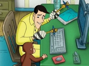 Man with the Monkey Hands still