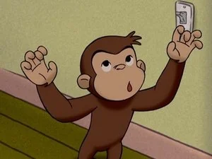 Curious George In the Dark still