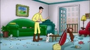 George Cleans Up still