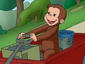 George Fixes Betsy's Wagon still