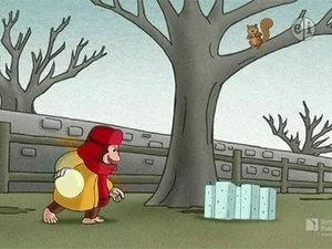 Curious George vs. Winter still