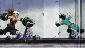 Deku vs. Kacchan still