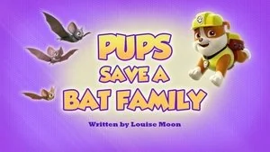 Pups Save a Bat Family still