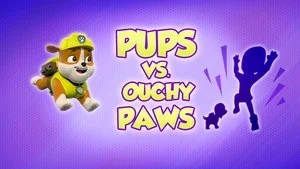 Pups vs. a Neon Humdinger still