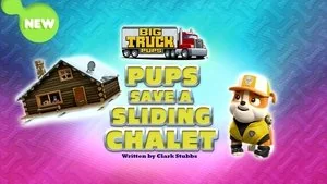Big Truck Pups Stop a Flood still