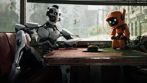 THREE ROBOTS still