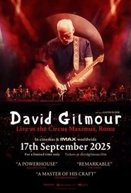 David Gilmour Live at the Circus Maximus, Rome poster